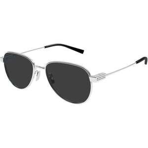 NWT Yves Saint Laurent SL-772 Silver 53mm Sunglasses